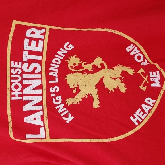 Hot Topic Team Lannister T Shirt - Picture 1 of 6